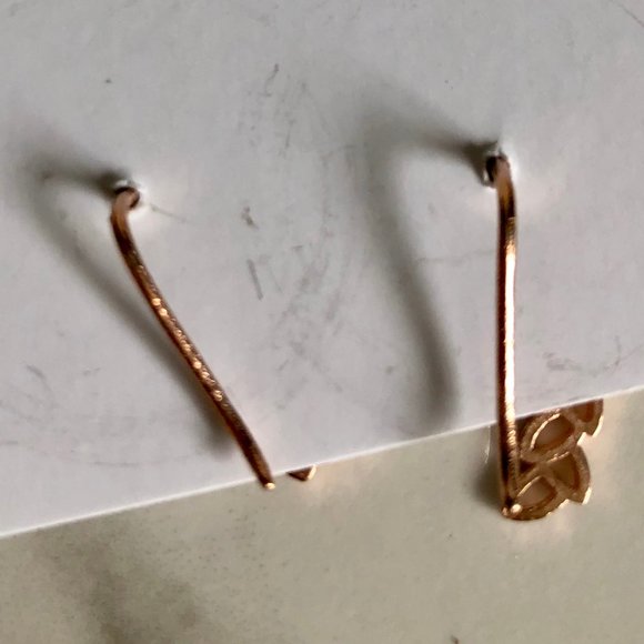 ❌SOLD❌Plated 12k Rose Gold ear climbers - Picture 2 of 2